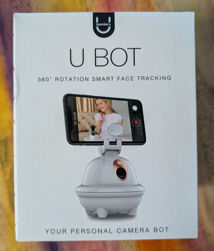 ⭐Uspeaker UBot UBOT7-21 360 Phone Mount Smart Face Tracking Camera Bot Open Box