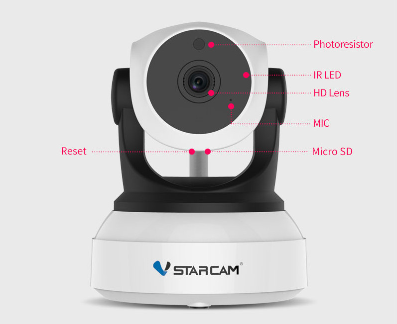 VStarcam C24S 1080P Wireless Security IP Camera Wifi Indoor Baby Monitor IR-Cut gallery