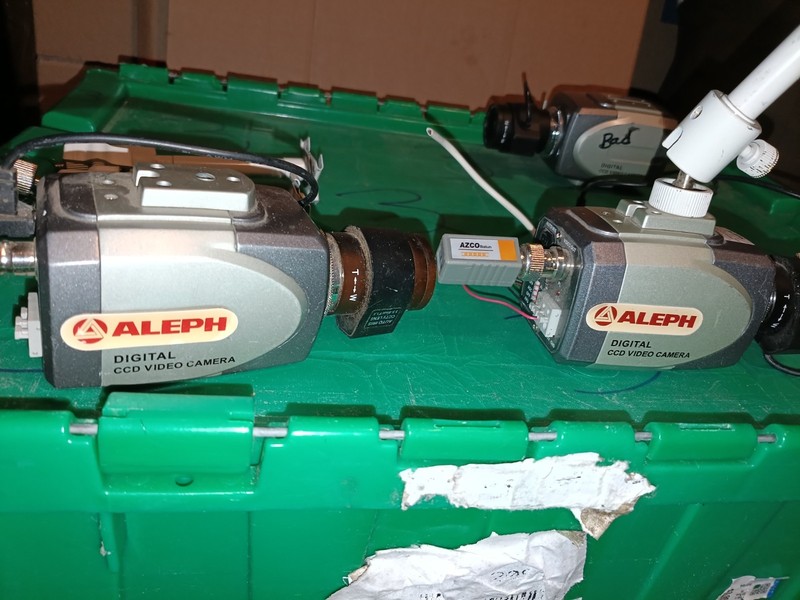 ALEPH BCLL540 security Camera 2 Good, One Bad Camera, Comes With Mounting Arms gallery