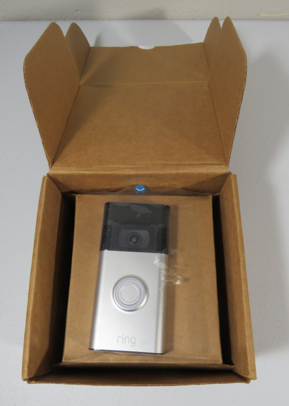 Ring Video Doorbell (2nd Gen) Camera Unit (Satin Nickel) Security New Open Box! gallery