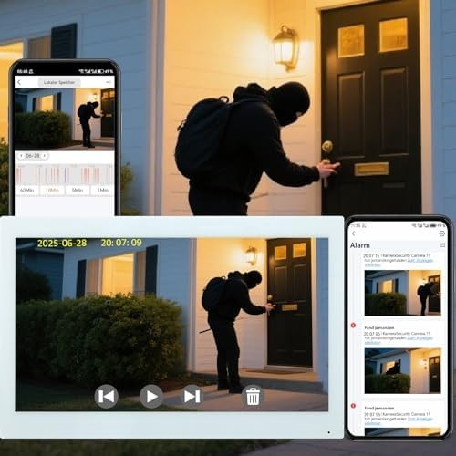 Smart Video doorbell intercom System videophone for Home with 10.1 inch Big T... gallery