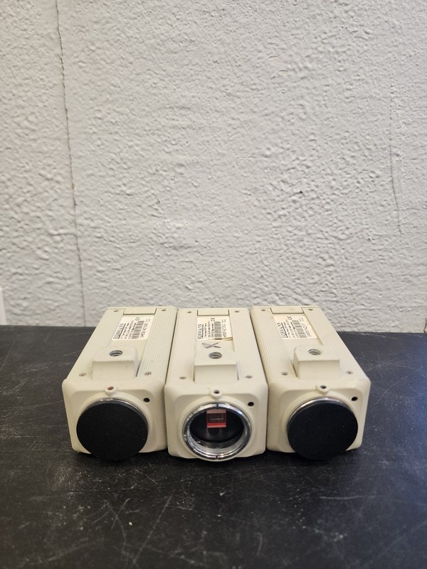 (3) EverFocus EQ300A/NN E1/3” Color Digital Camera without Lens 3.5-8mm 1:1.4 CS