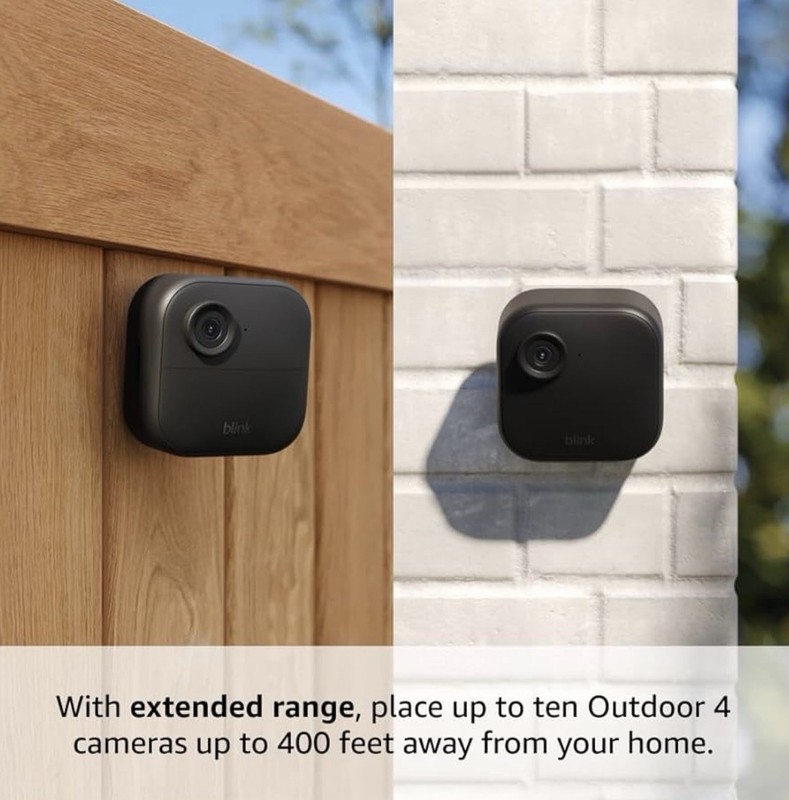Blink Outdoor 4 XR – two-year battery wireless camera with 4x security coverage gallery