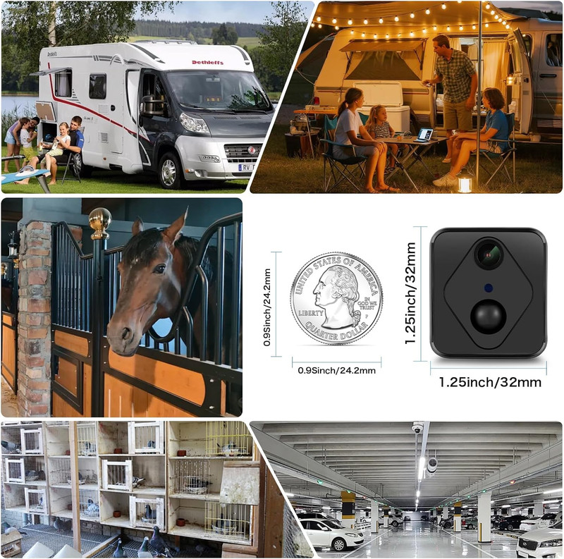 4G Surveillance Camera, Security Camera, 2K HD Indoor/Outdoor Security Camera, H gallery