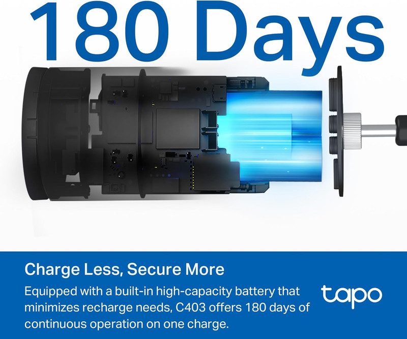 Tapo C403 1080P Outdoor Wireless Security Camera, up to 180Days Battery | Free P gallery