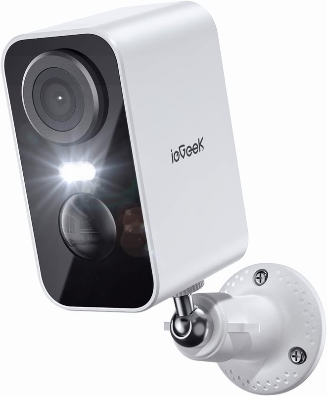 ieGeek 2K Wireless Outdoor Security Camera WiFi Home Battery CCTV Camera System