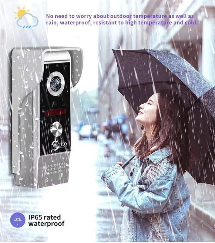 Wired Video Intercom System,7 Inch Monitor,HD Camera Kits,IR Outdoor Camera gallery