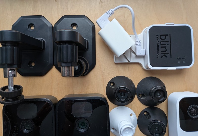 Blink Security Cameras (7 outdoor, 1 indoor) & Doorbell w/ Sync Module 2 & More! gallery