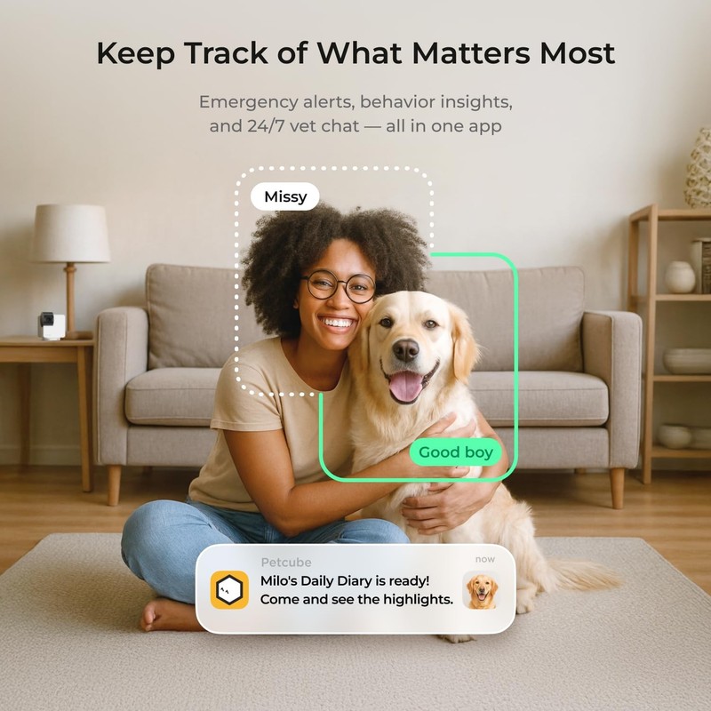 Petcube Cam 360 The Pack of 3 Camera | Ultimate Interactive WiFi Pet and Home... gallery