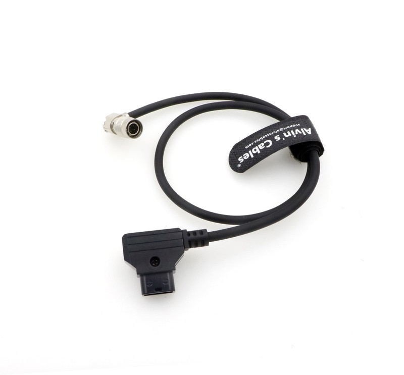 Power Cable Alvins Rotatable Right Angle Hirose 4 Pin Male D Tap Sound 50cm