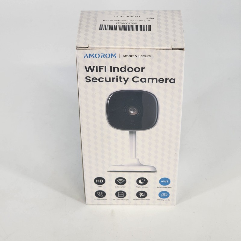AMOROM WiFi Indoor Security Camera 1080P HD Baby Monitor Motion Detection 7" New gallery