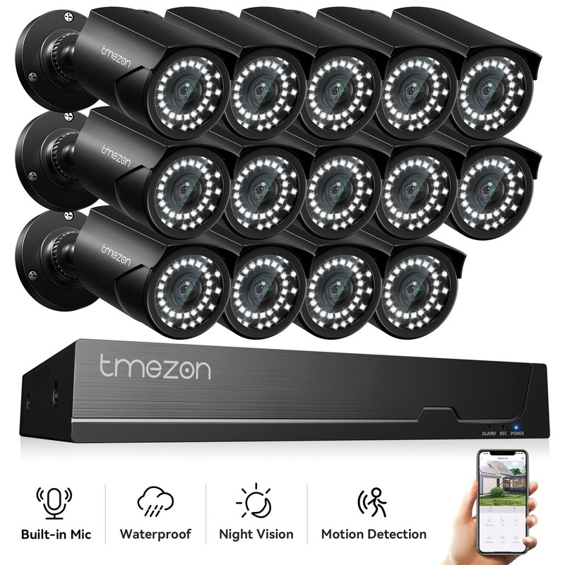 16CH 4K NVR PoE Security Camera System Smart Tracking Waterproof Home Security gallery