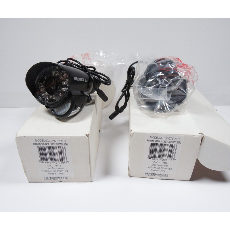 Lorex SD+ Digital Wireless Outdoor Accessory Camera LW2731AC1 Black 2 Pack