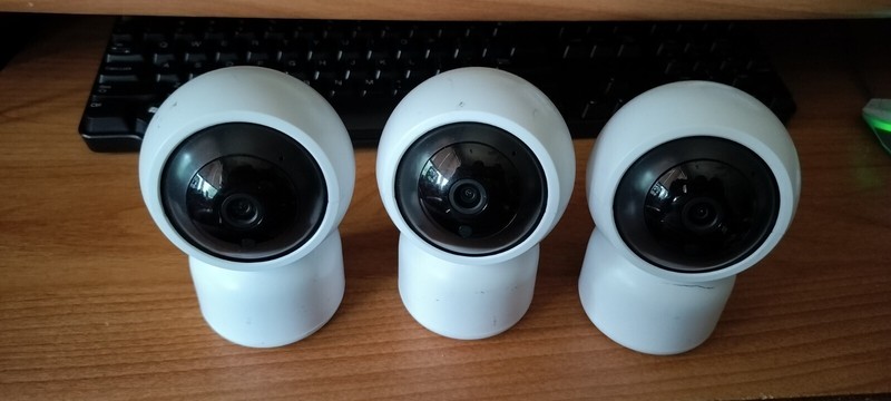 Lot of 3 Cameras Indoor Wireless Security IP Camera w/ SD Slot **Read Desc**