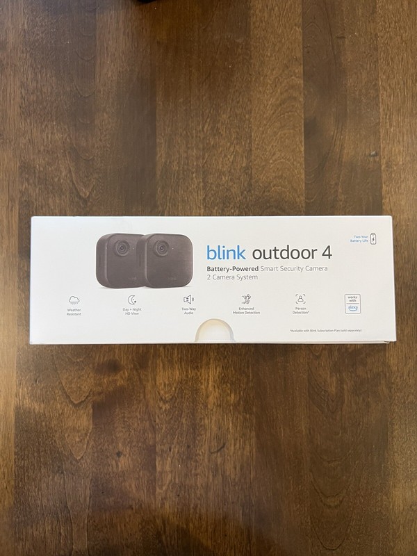 2023 Blink Outdoor 4 (4th Gen) 2 Camera - Black (B0B1N6B8QT) gallery