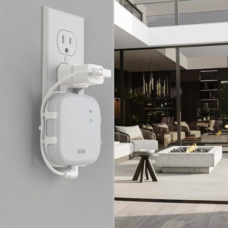 Wall Mount for Blink Sync Module XR Bridge Easy Installation No Screws White gallery