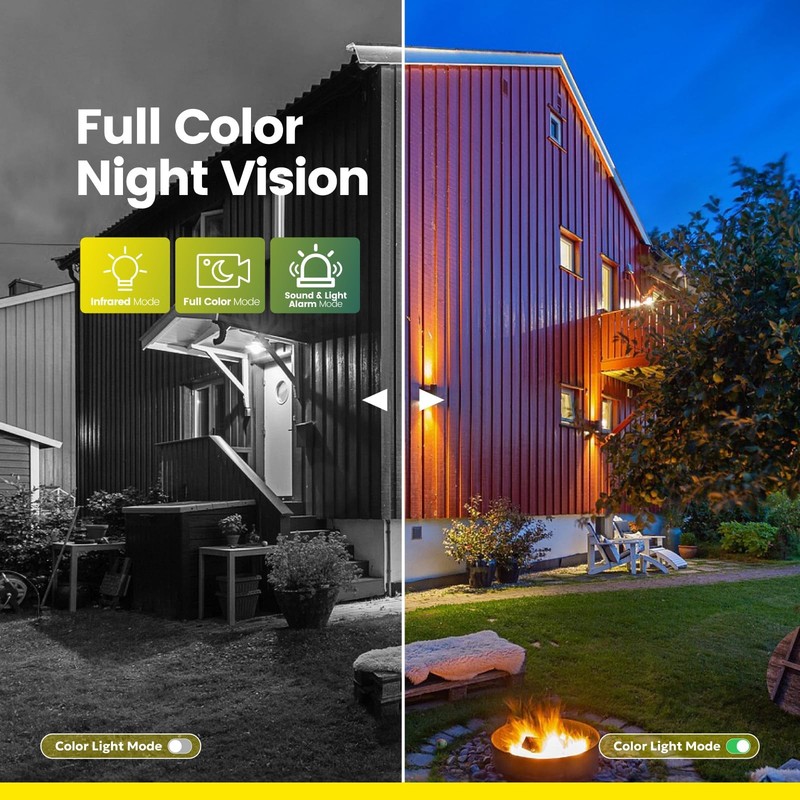 2.5K Security Camera Outdoor, 2.4G Wi-Fi Camera for Home Security Outdoor wit... gallery