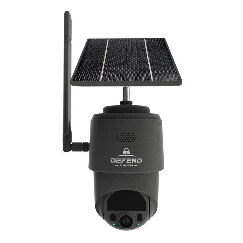 TACTACAM Defend 360 LTE Cellular Security Camera 4K Photo 1080p 360° PTZ Solar