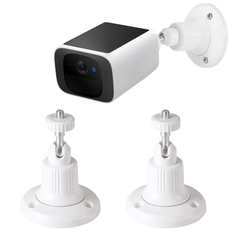2 Pack Adjustable Security Camera Wall Mounts Stable Indoor Outdoor Brackets