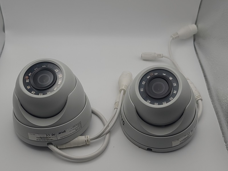 2x PE133E FLIR 3MP Fixed HD IP Weatherproof Dome Camera – USED
