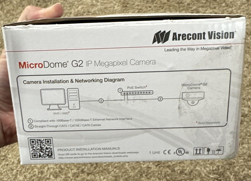 Arecont Vision AV2556DN-F 2MP FHD IP Security Camera Flush Mount Indoor Dome 2.8 gallery
