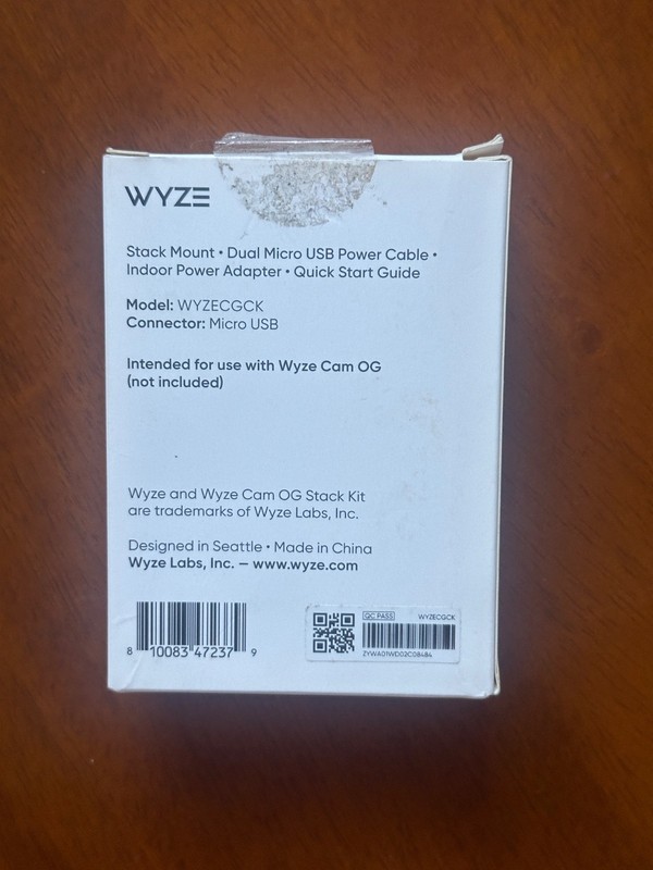 Wyze Cam OG Stack Kit gallery