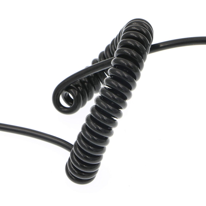3 Pin Male To Right Angle DC Spring Coiled Power Cable For Tilta Cameras gallery