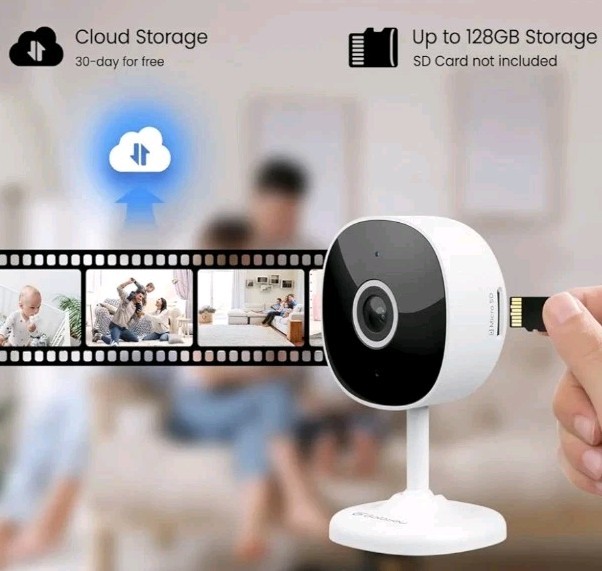 GALAYOU WiFi Camera 2K, Indoor Home Security Cameras for Baby/Elder/Dog/Pet... gallery