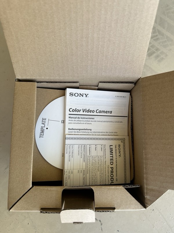 SONY EXview HAD CCD II SSC-N24A SSC-N24 650 TV Line Color Video Security Camera gallery
