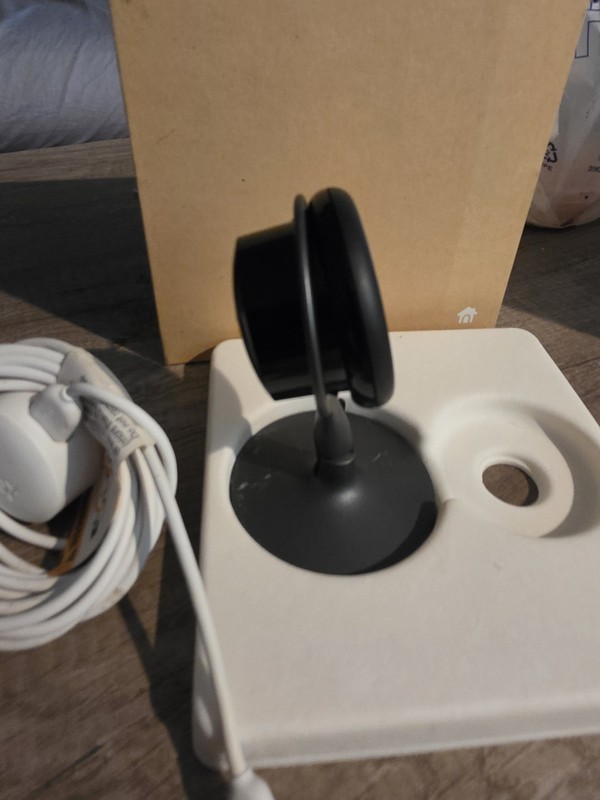 Nest Cam Indoor 1080p Wired Plug-In Wi-Fi IP Security Camera Black w/ Stand gallery