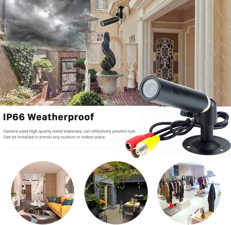 Vanxse® CCTV 1/3 CCD 1000TVL HD 3.6Mm Mini Bullet Security Camera Indoor Surveil gallery