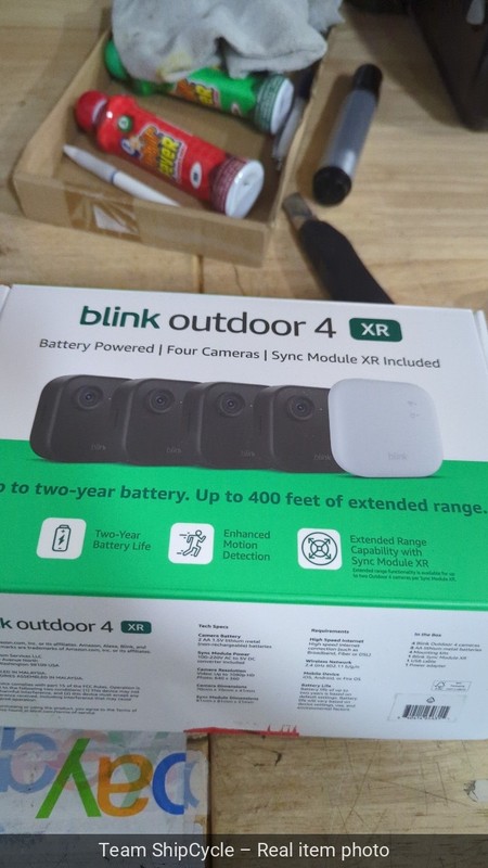 U46903 Blink Outdoor 4 XR Wireless Outdoor Security Camera Kit Black G2U gallery