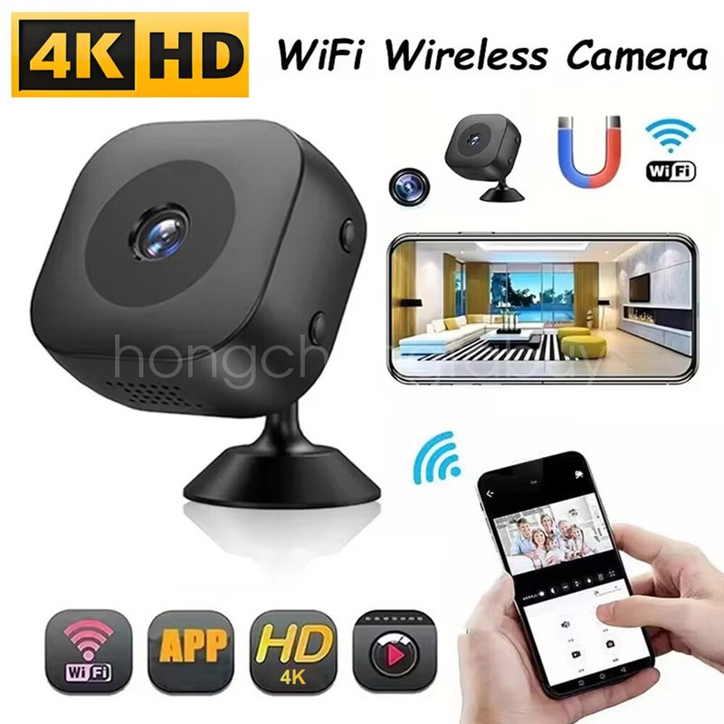 4K Wireless WiFi Cam Smart MINI HD IP Camera Home Security Camera IR Night Cam gallery