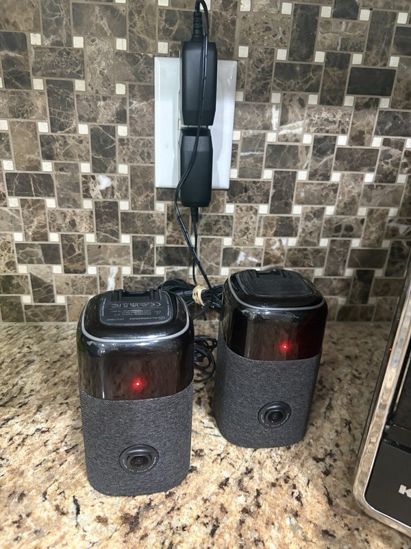 Alarm.com Optics Indoor IP Camera 16:9 180° FOV Wired w/ Power Adapter set of 2 gallery