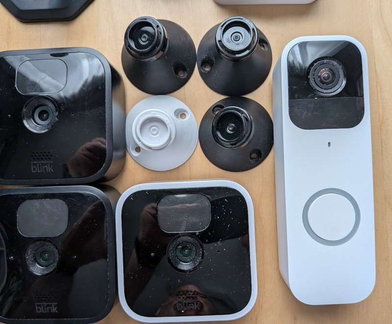 Blink Security Cameras (7 outdoor, 1 indoor) & Doorbell w/ Sync Module 2 & More! gallery