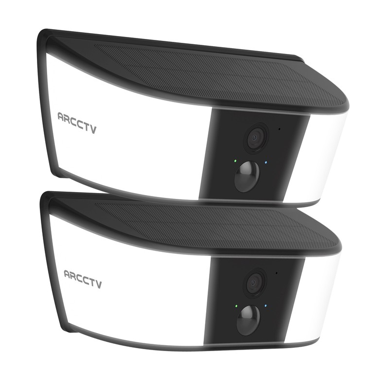 Outdoor Wall Lamp Camera 4MP HD WiFi Security Camera 2 Way Audio IP65 Waterproof gallery
