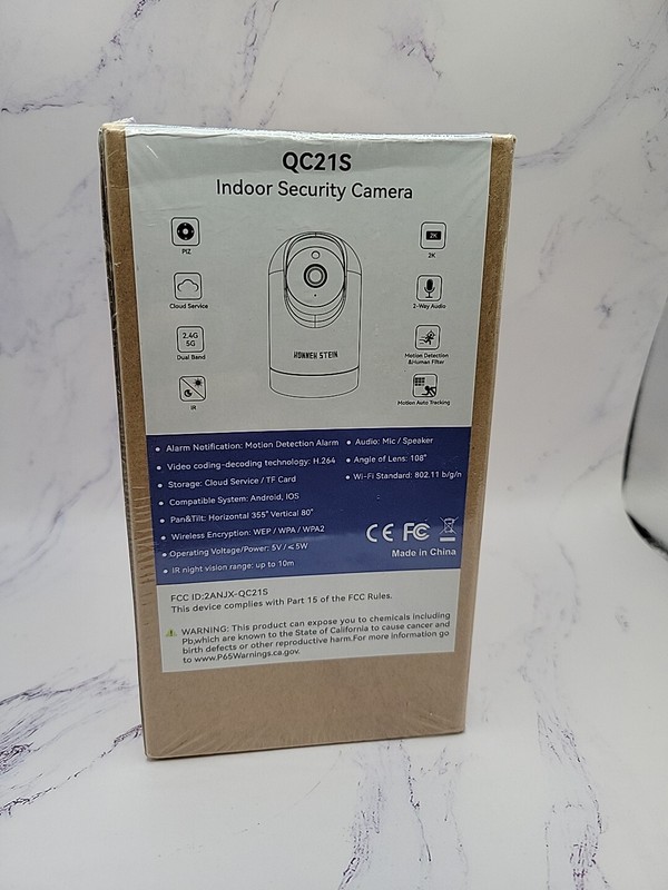 Konnex Stein Indoor security camera QC21S Wifi, Night vision
