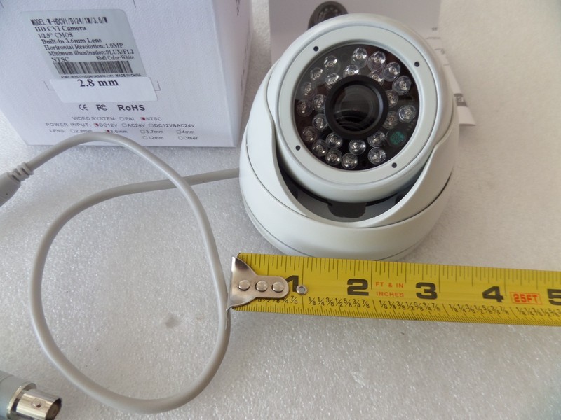 W-HDCVI Color Infrared CCTV Dome Camera 1 Megapixel Outdoor Weatherproof Model gallery