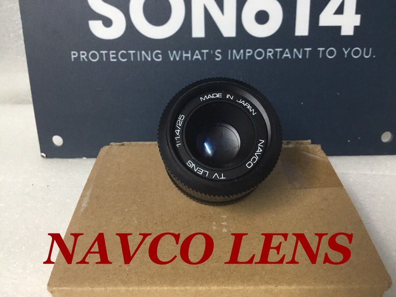 NAVCO TV LENS 1:1.4/25 Manual Iris/Zoom/Focus TESTED!