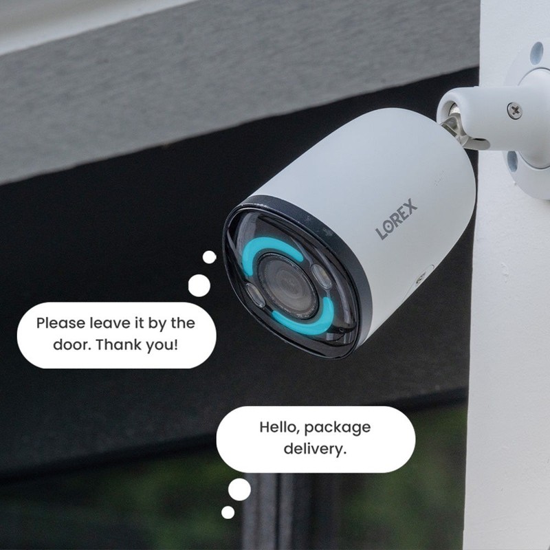 Lorex H30-4K+ 12MP IP Wired Bullet Security Camera Smart Lighting (OPENBOX) gallery
