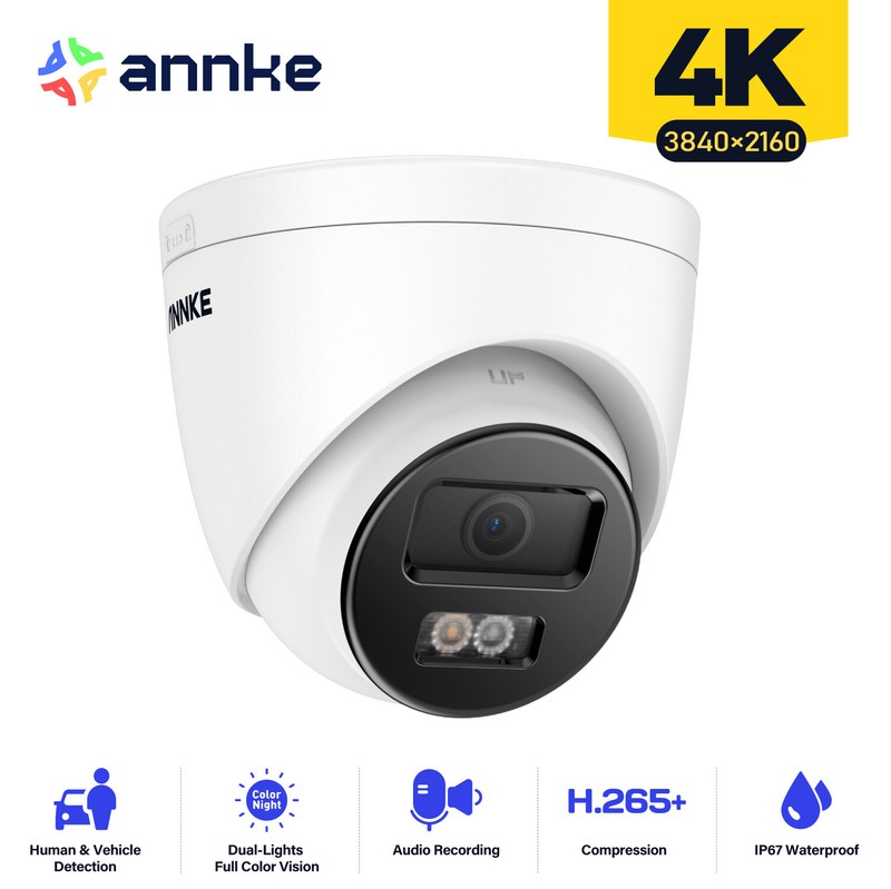 ANNKE 4K Security IP Camera 8MP Audio Recording C800 Human Detection Color Night gallery