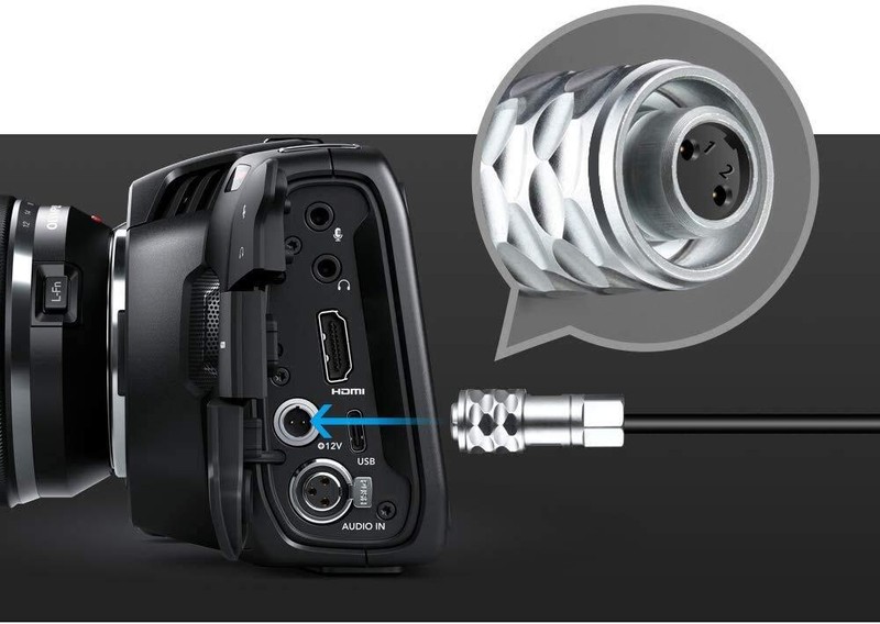 DC to BMPCC 4K/6K Weipu Coiled Power Cable for V-Mount Gold Mount Battery and... gallery