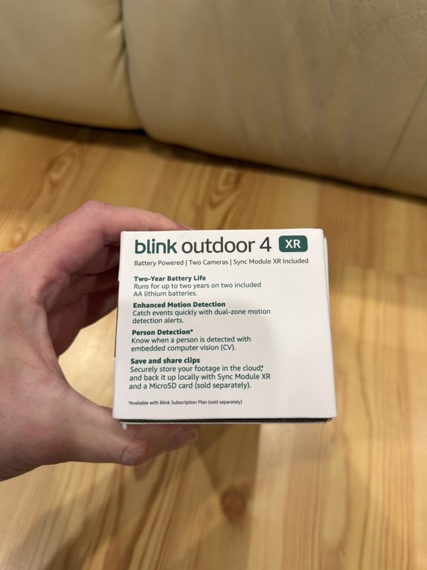 Blink Outdoor 4 XR Smart Security 2 Camera System - Up to 400 Feet Range SEALED gallery