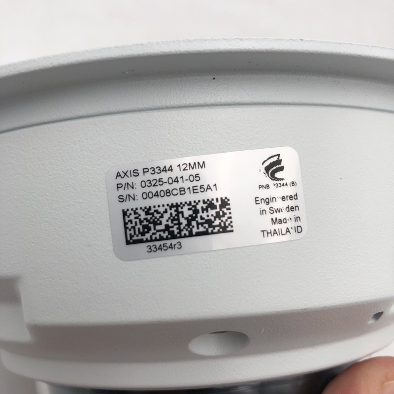 USED Axis Model P3344 12MM Dome Security Camera UNTESTED AS IS READ A gallery