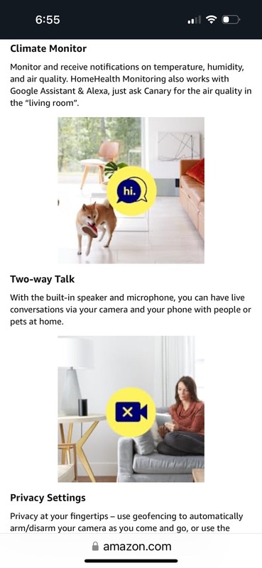 Canary CAN400USBK Wireless Indoor Survellience Security Camera gallery
