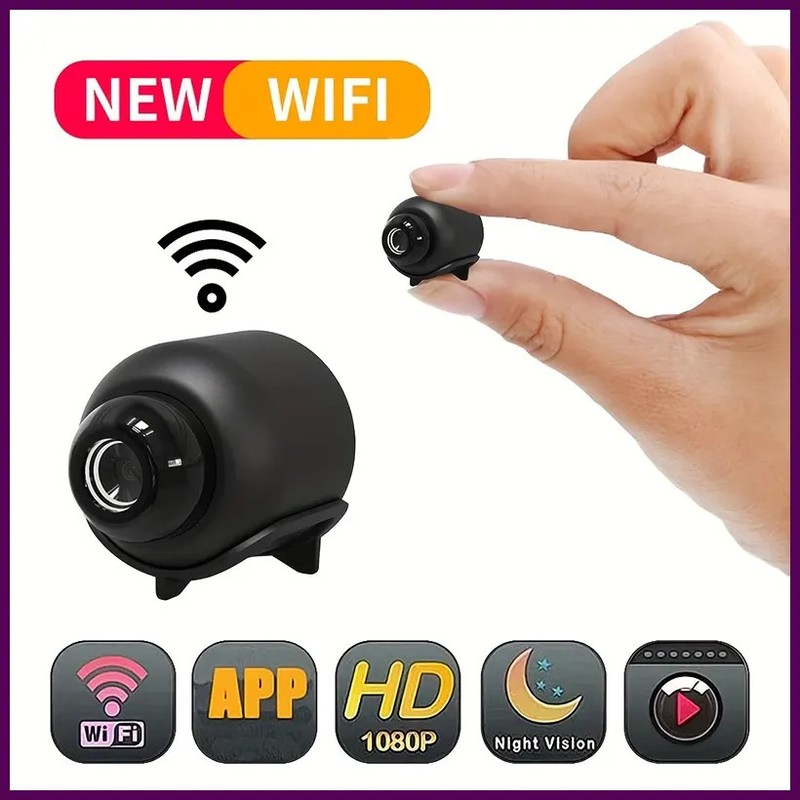 New X5 Mini Camera 1080P Clear Night Vision Lightweight Portable Premium Cams