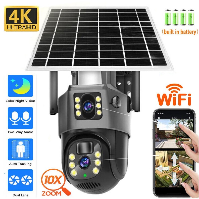 5G 1080P 360° Camara De Seguridad WIFI Inalambrica Para Casa Exterior Con Audio gallery