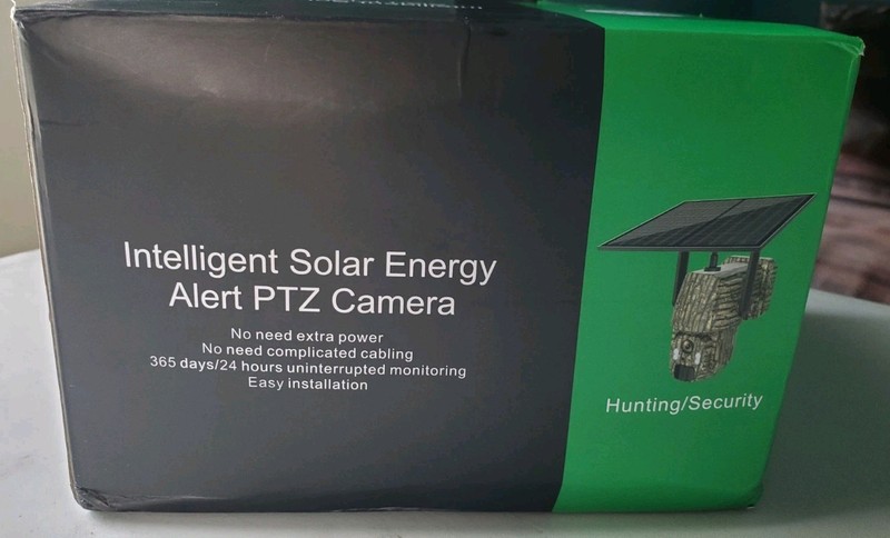 Intelligent Solar Energy Alert PTZ Camera Hunting/Security Camo - Used Once Like gallery