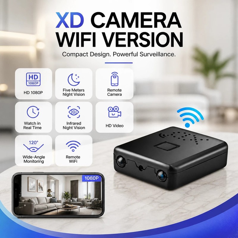 2026 Smart Mini WiFi Camera Wireless 1080P HD Night Cam w/Battery Home Security gallery