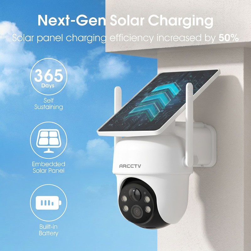 WiFi Camera Security 4MP System PTZ Outdoor Wireless Home 10CH NVR CCTV Audio gallery